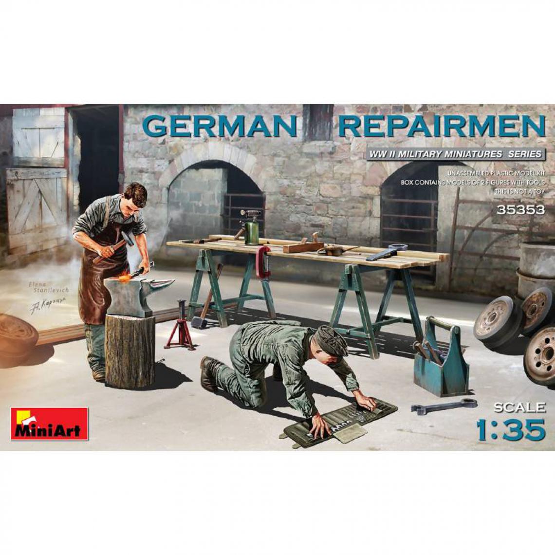 Mini Art - Figurine Mignature German Repairmen - Figurines militaires