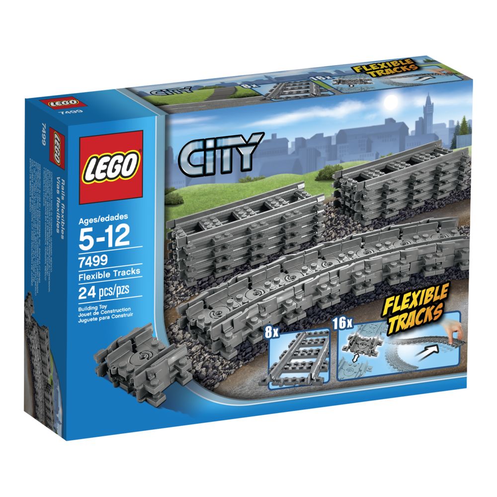 Lego - LEGO® City - Rails flexibles - 7499 - Briques Lego
