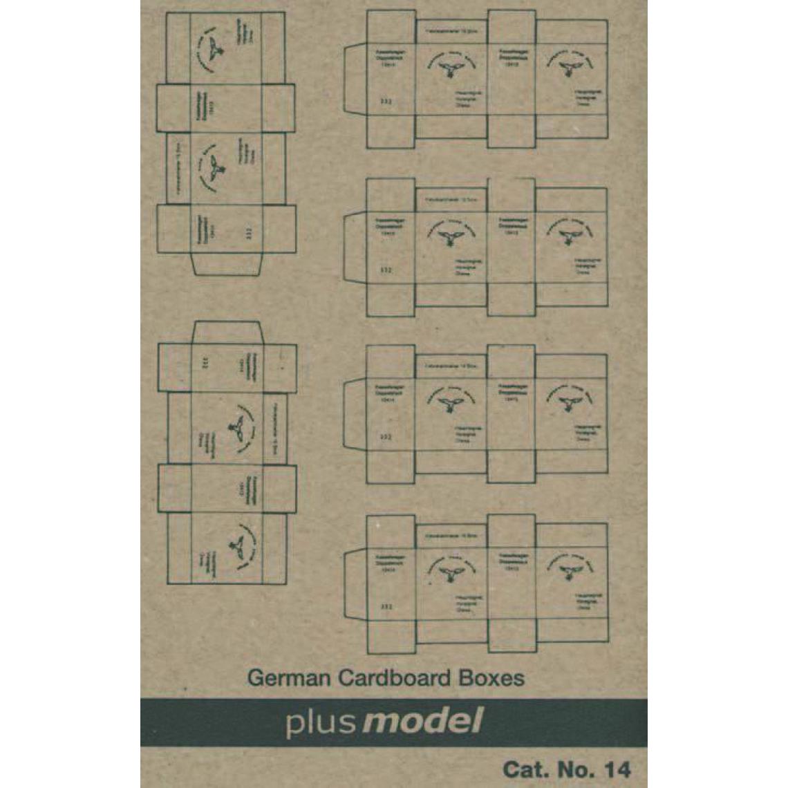 Plus Model - Deutsche Transport Kartons WW II - 1:35e - Plus model - Accessoires et pièces