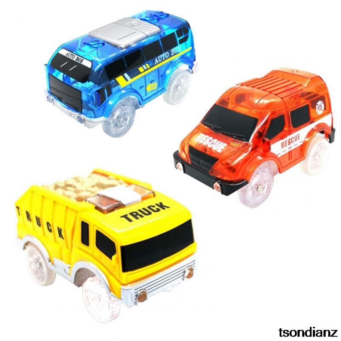 Universal - Voiture de course lumineuse pour enfants, modèle de voiture, jouet, collection classique, voiture de jouet, moulée sous pression(Rouge) - Voitures