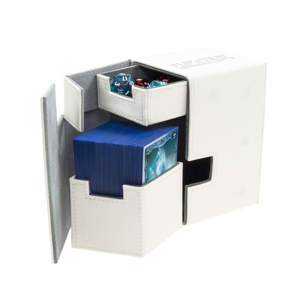 Ultimate Guard - Ultimate Guard - Boîte pour cartes Flip'n'Tray Deck Case 100+ taille standard XenoSkin Blanc - Jeux de cartes