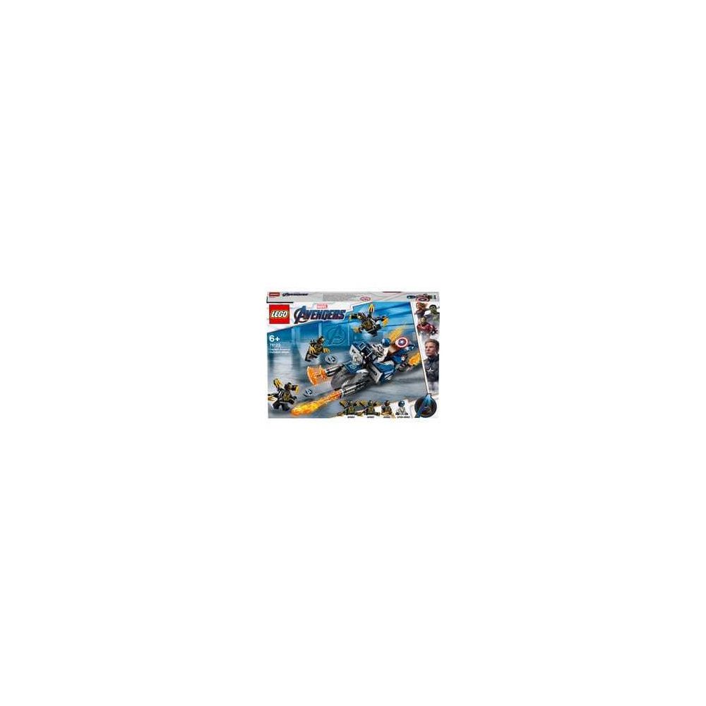 Lego - 76123-LEGO® Marvel Avengers Captain America et l'attaque des Outriders - Briques et blocs