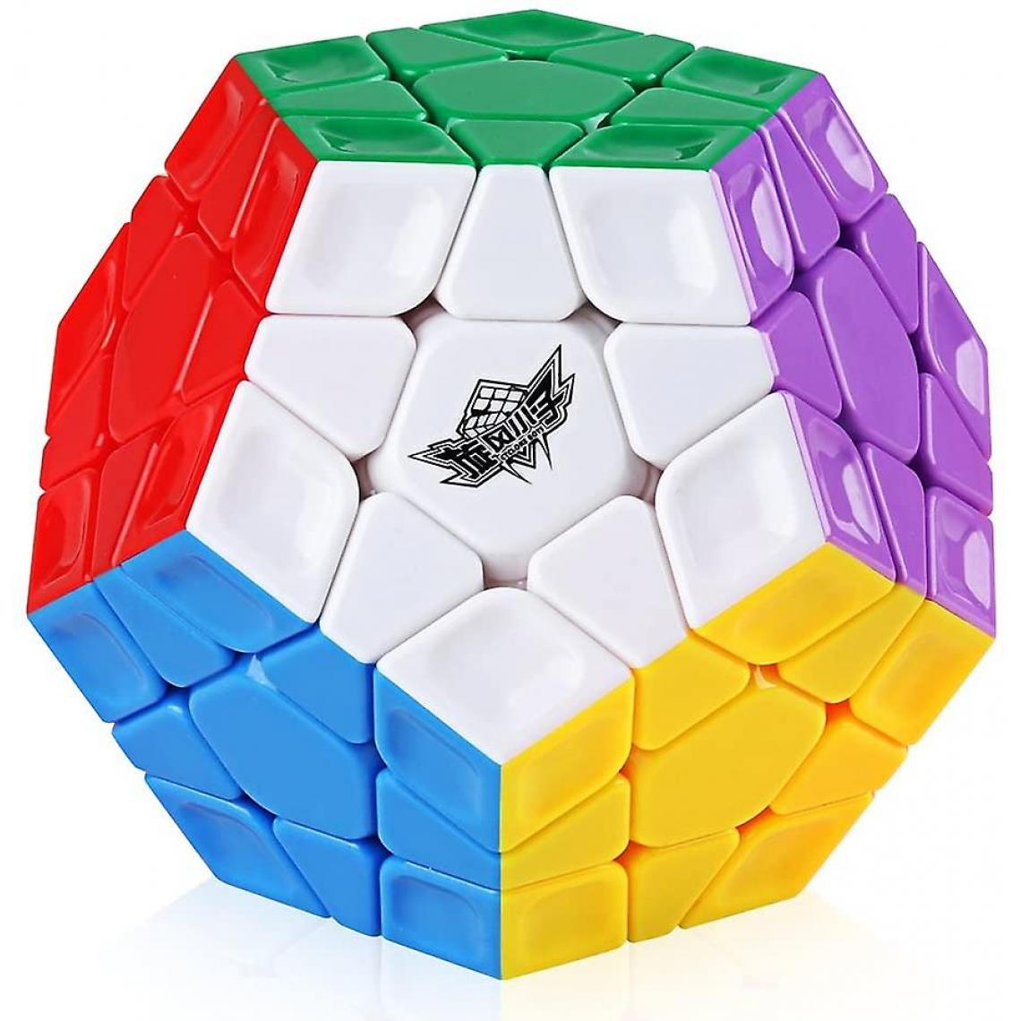 Universal - Cyclone Boy 3x3 sans oreille vitesse cube pentagonal 12 lingots puzzle bidimensionnel.(Coloré) - Animaux