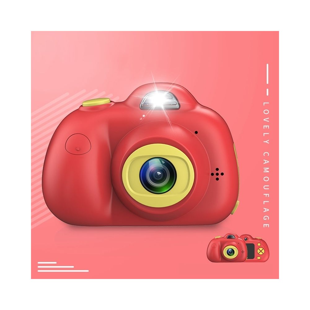 Wewoo - Caméra Enfant KOOOL-D6 - Double numérique sport 800W avec objectif à pixel - écran de 2,0 pouces pour enfantssans mémoire rouge - Appareil photo enfant