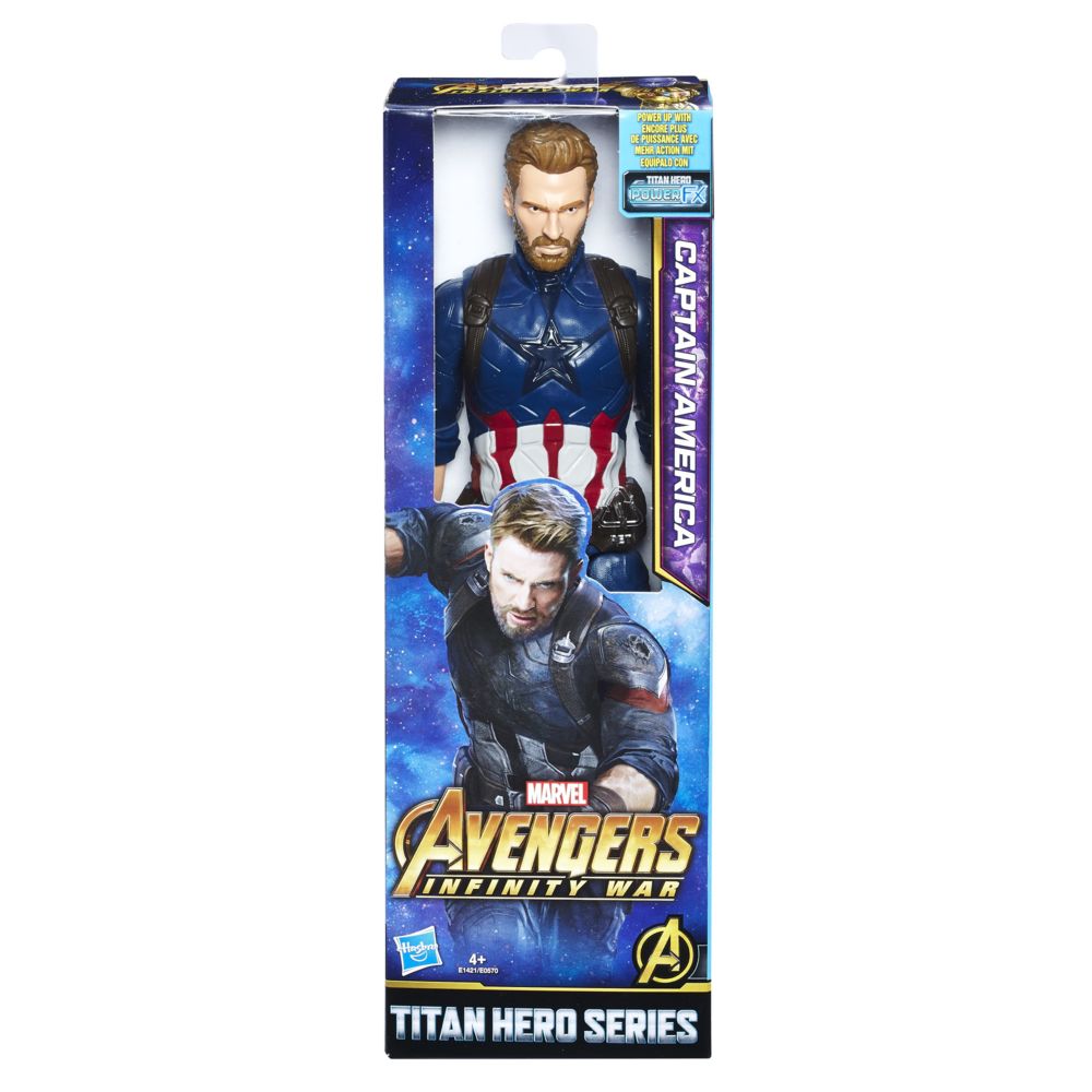 Marvel - Figurine Titan - Captain America - E1421ES00 - Films et séries