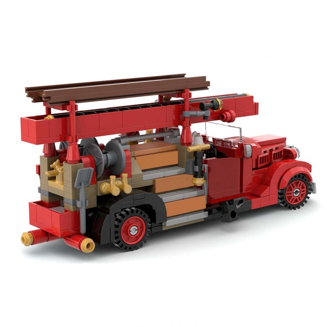 Universal - Décélérateurs, voitures, pompiers, camions, pompiers, briques, jouets, Noël.(Rouge) - Voitures