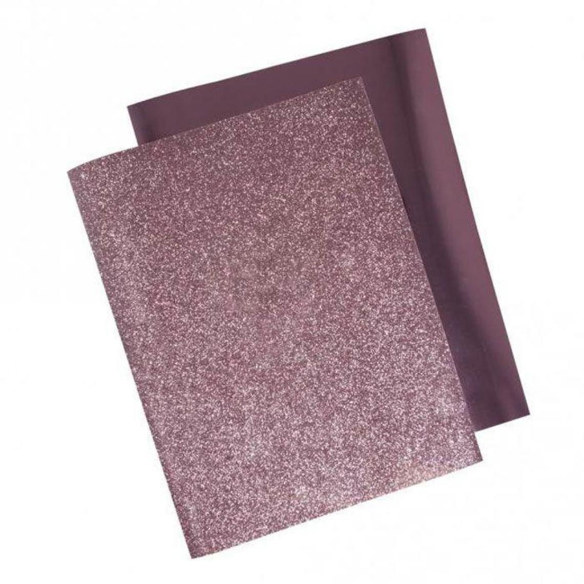 Rayher - Transfert thermocollant métallique à repasser 21,5 x 28 cm - Rosé - Dessin et peinture
