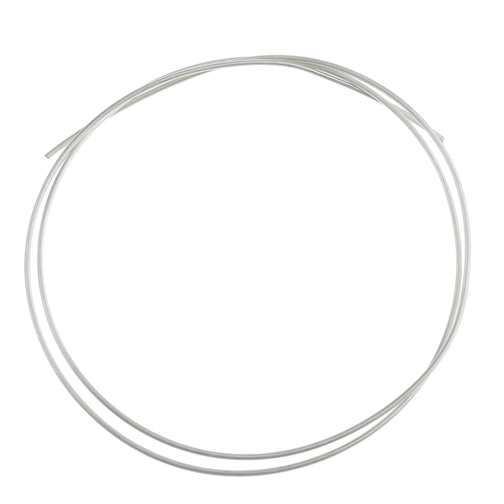 marque generique - 50cm 925 Sterling Silver Round Beading Wire pour la fabrication de bijoux 1mm - Perles
