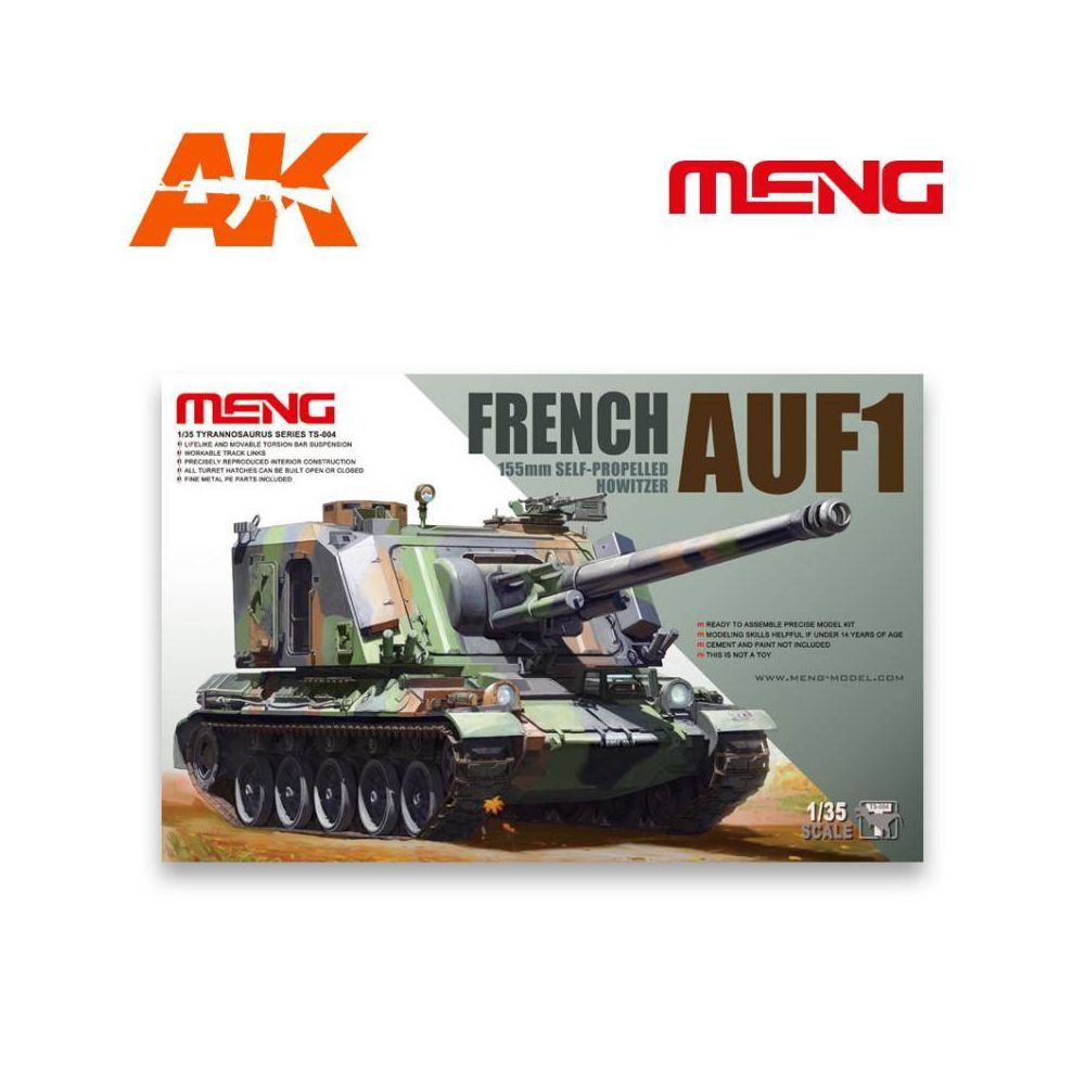 Meng - Maquette Char French Auf1 155mm Self-propelled Howitzer - Chars