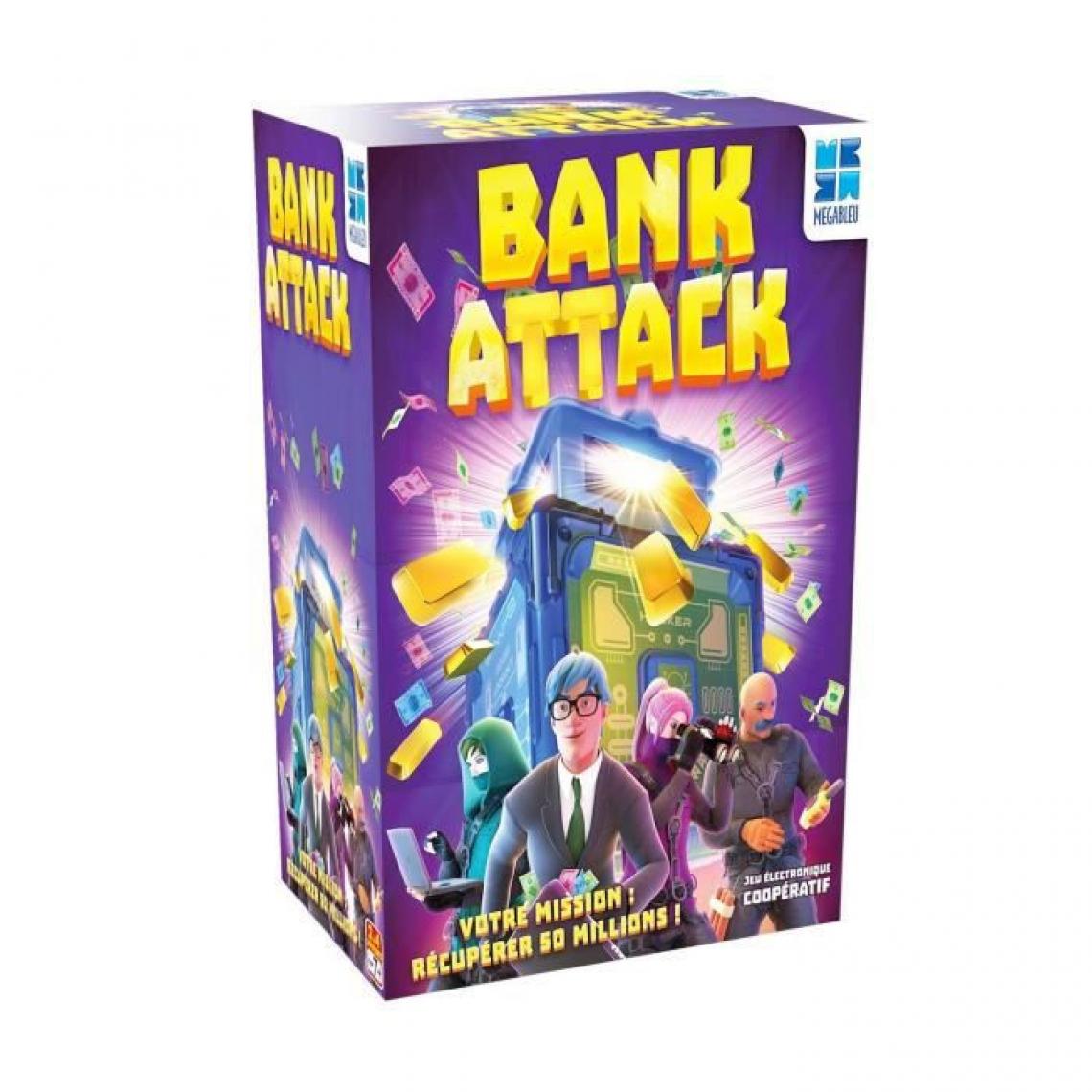 Megableu - MEGABLEU Jeu coopératif d'ambiance Bank Attack - Jeux de stratégie