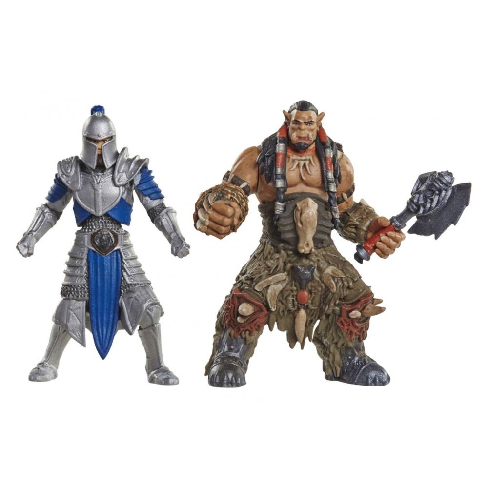 Jakks Pacific - Warcraft - Pack 2 figurines Alliance Soldier vs. Durotan 6 cm - Mangas