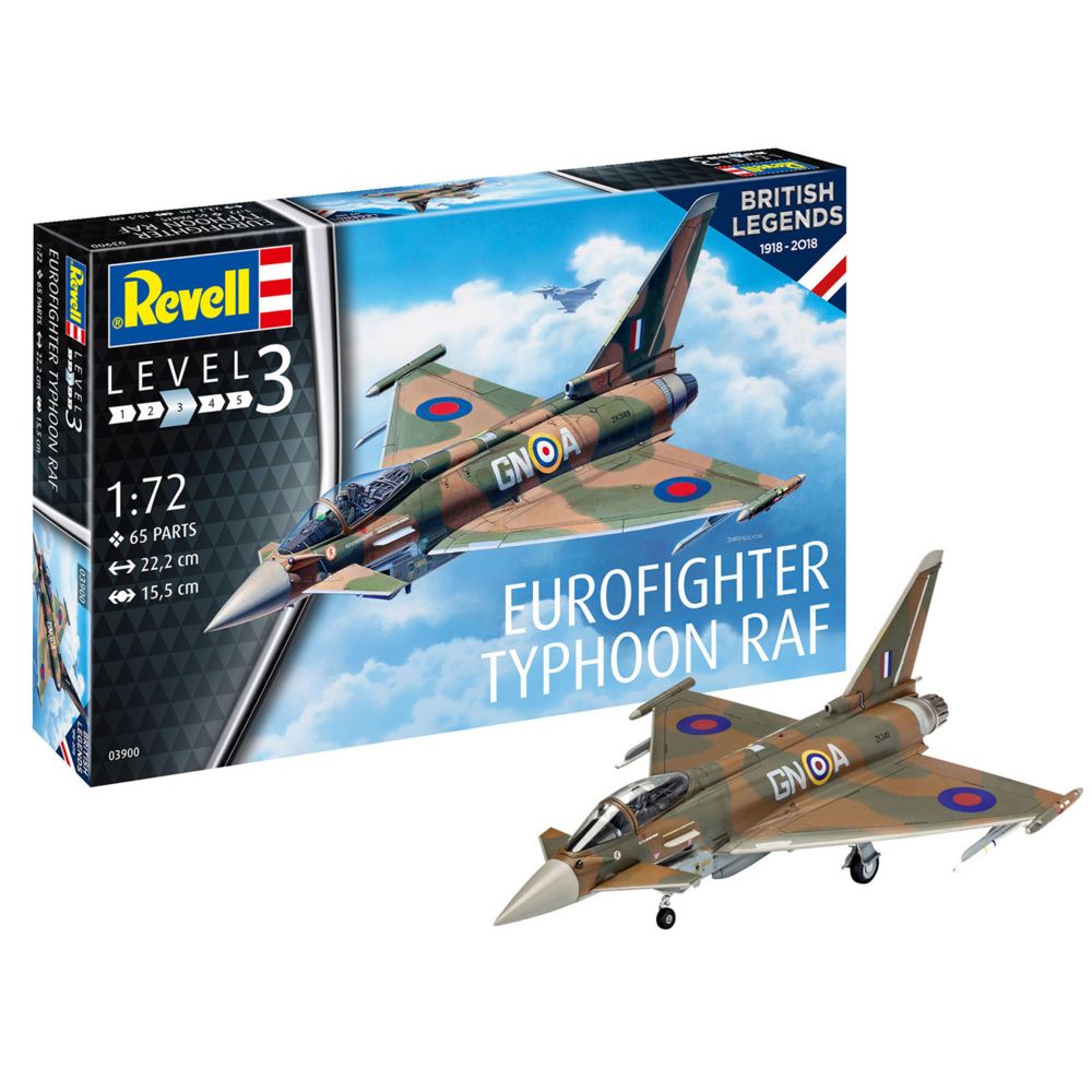 Revell - Maquette avion : British Legends : Eurofighter Typhoon RAF - Avions