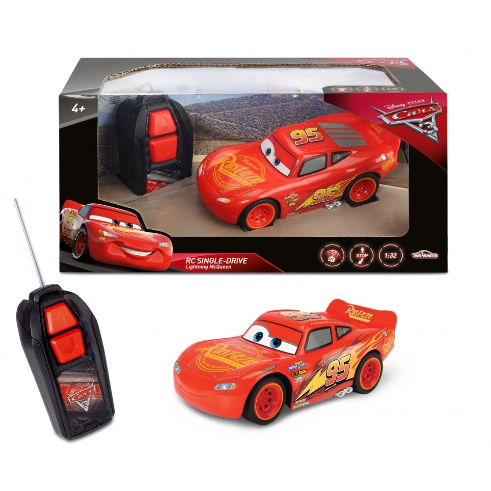 Smoby - DISNEY - CARS 3 - Voiture RC Flash Mc Queen - 213081000. - Voitures RC