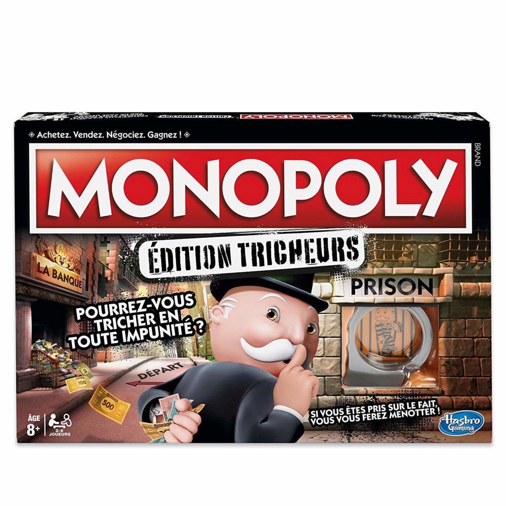 Hasbro - Monopoly Tricheurs - Jeux d'adresse