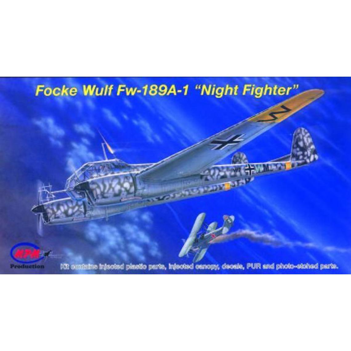 Mpm - Focke Wulf Fw-189A-1 ''Night Fighter''- 1:72e - MPM - Accessoires et pièces