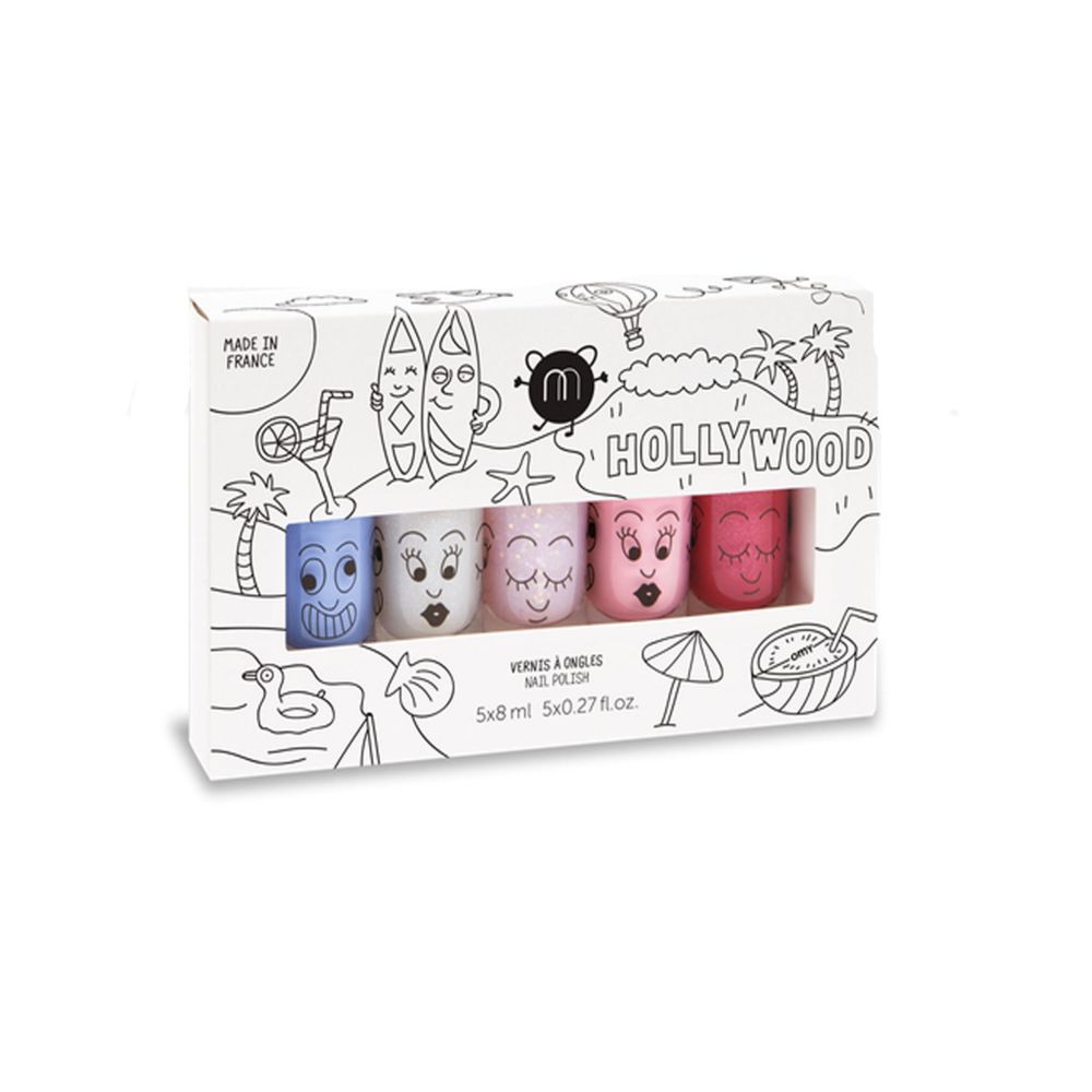 Nailmatic - Coffret 5 vernis à ongles - Hollywood - Maquillage et coiffure