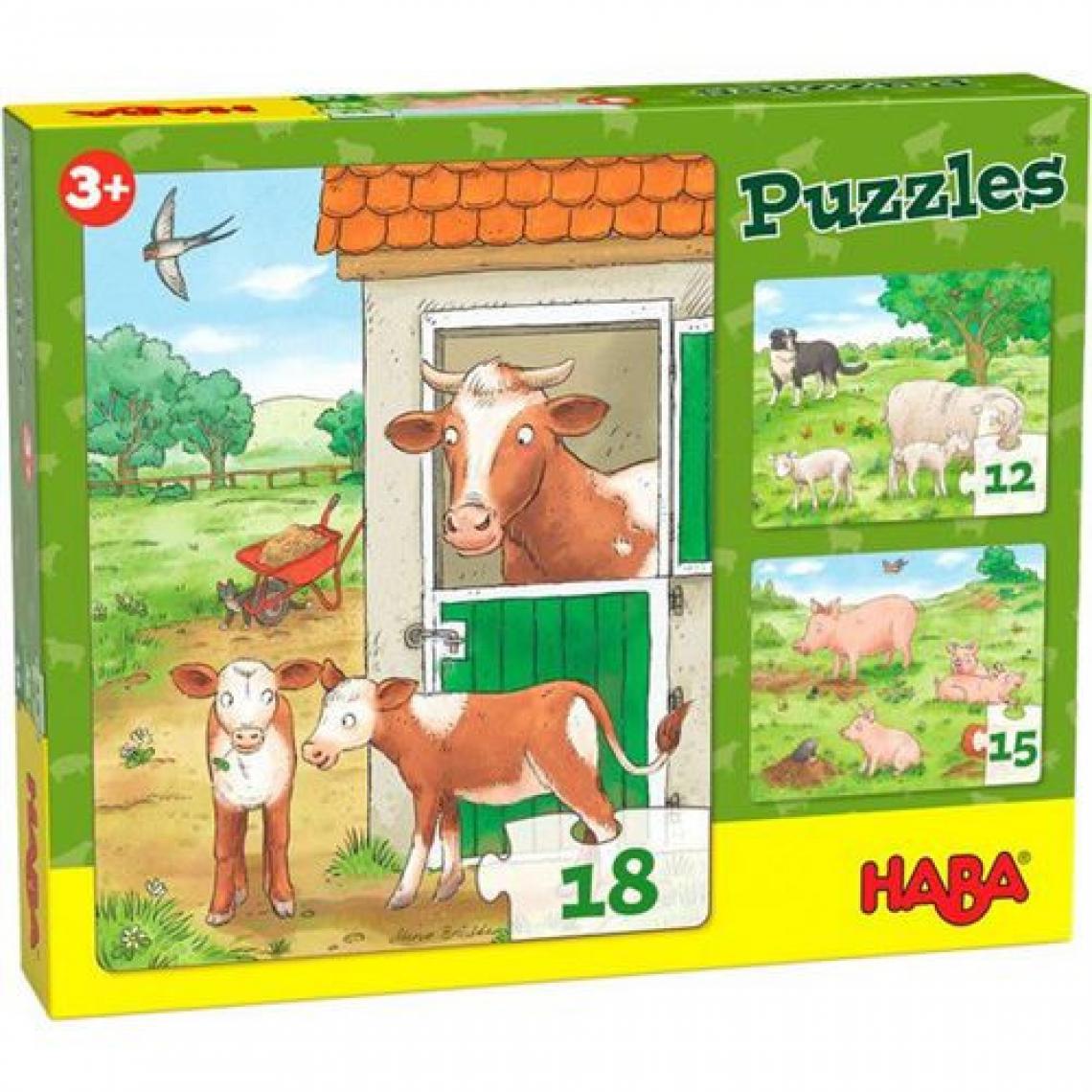 Haba - Puzzles enfant Haba Animaux de la ferme - Puzzles Enfants