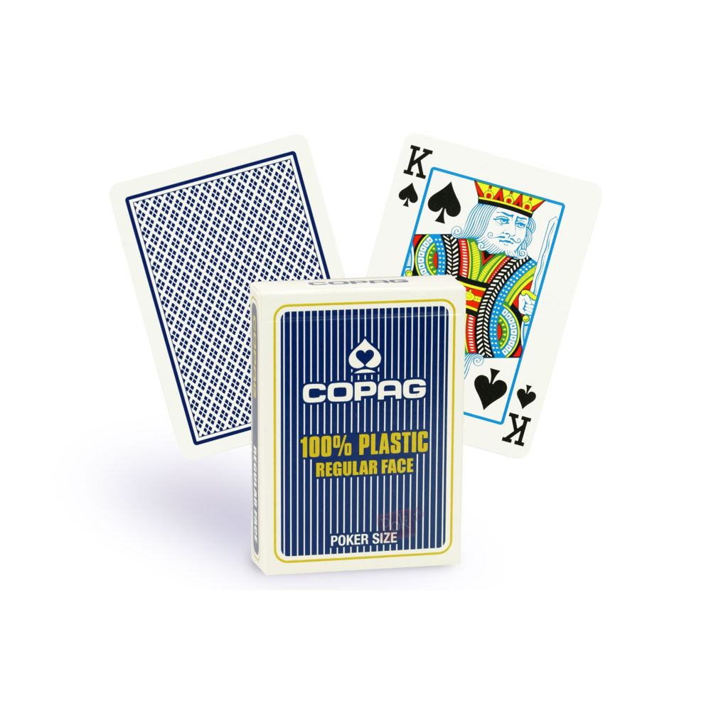 Copag - Cartes Copag Poker Regular (bleu) - Accessoires poker