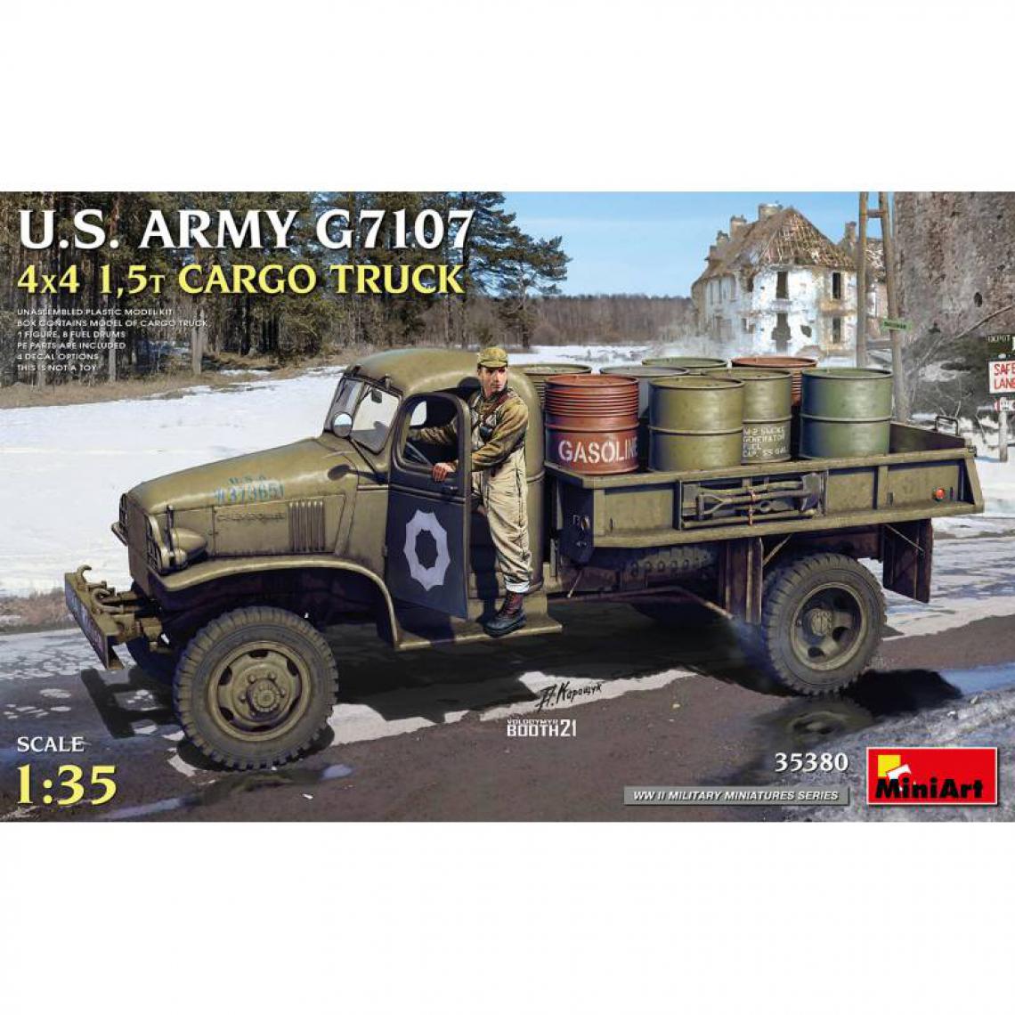 Mini Art - Maquette Camion U.s. Army G7107 4x4 1,5t Cargo Truck - Camions