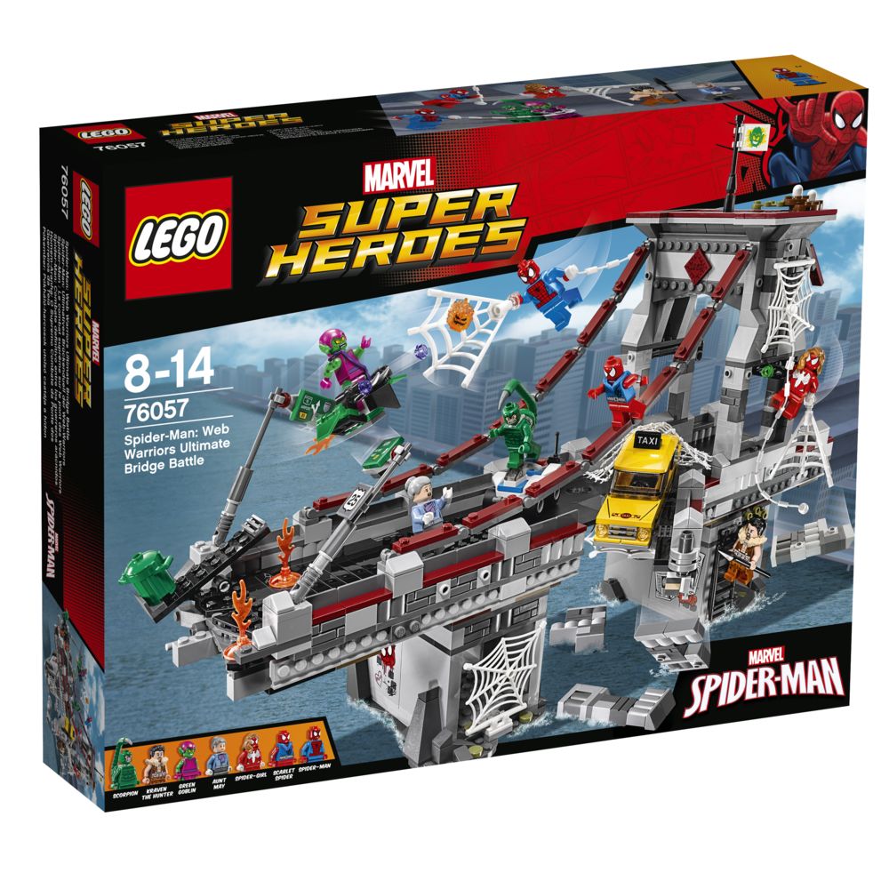 Lego - Spider-Man : Le combat suprême sur le pont des Web Warriors - 76057 - Briques Lego
