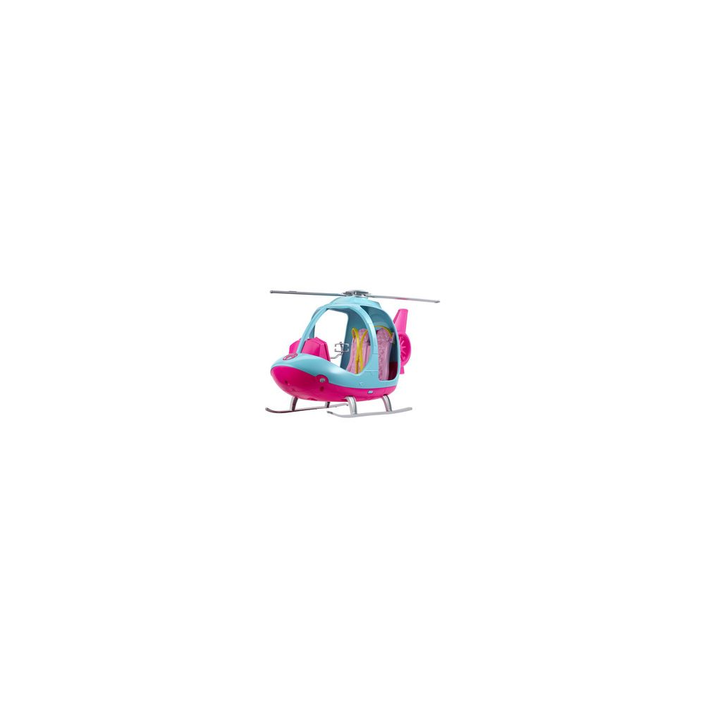 Barbie - BARBIE Hélicoptere 2 places avec hélice rotative - 41 cm - Maisons de poupées