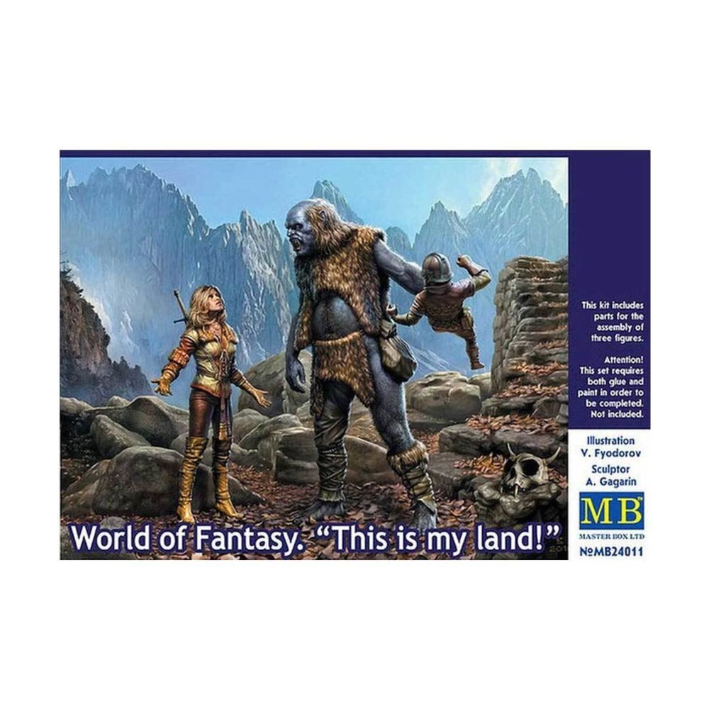 Master Box - Figurine : World of Fantasy - This is my land ! - Figurines militaires