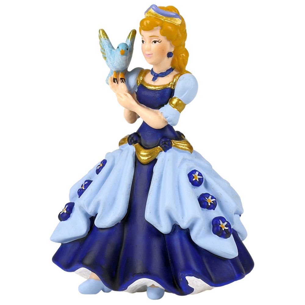 Papo - Figurine Princesse bleue à l'oiseau - Heroïc Fantasy