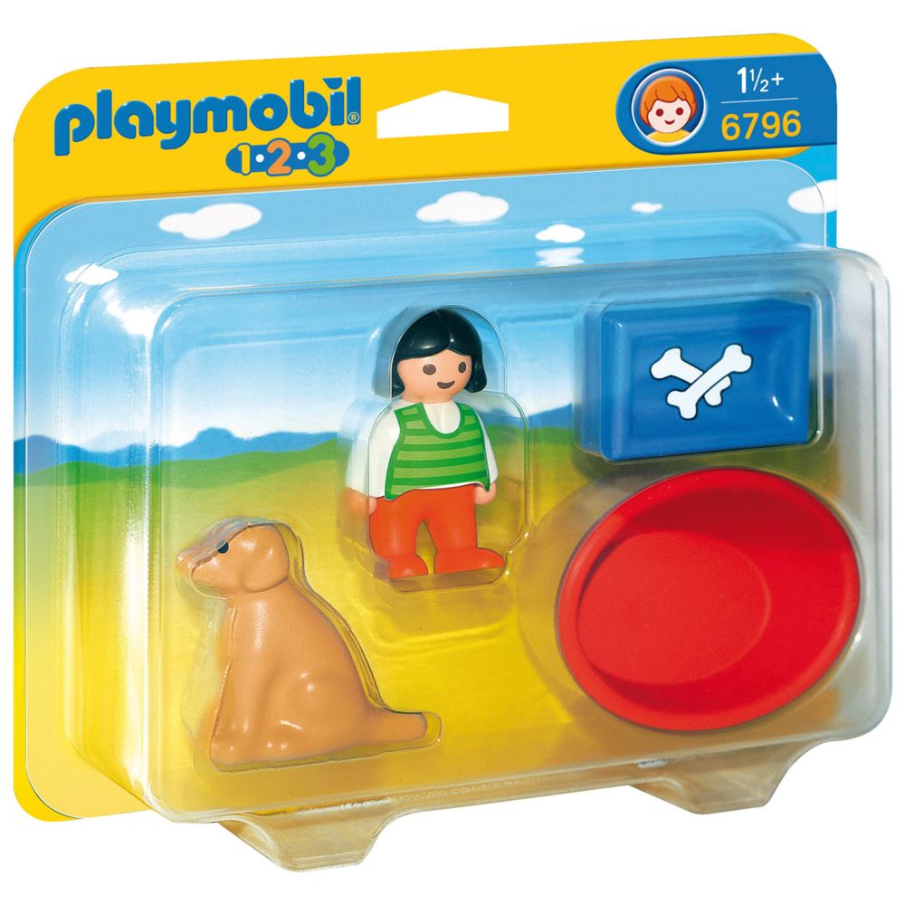 Playmobil - Playmobil 6796 - 1.2.3 - Enfant avec chien - Playmobil