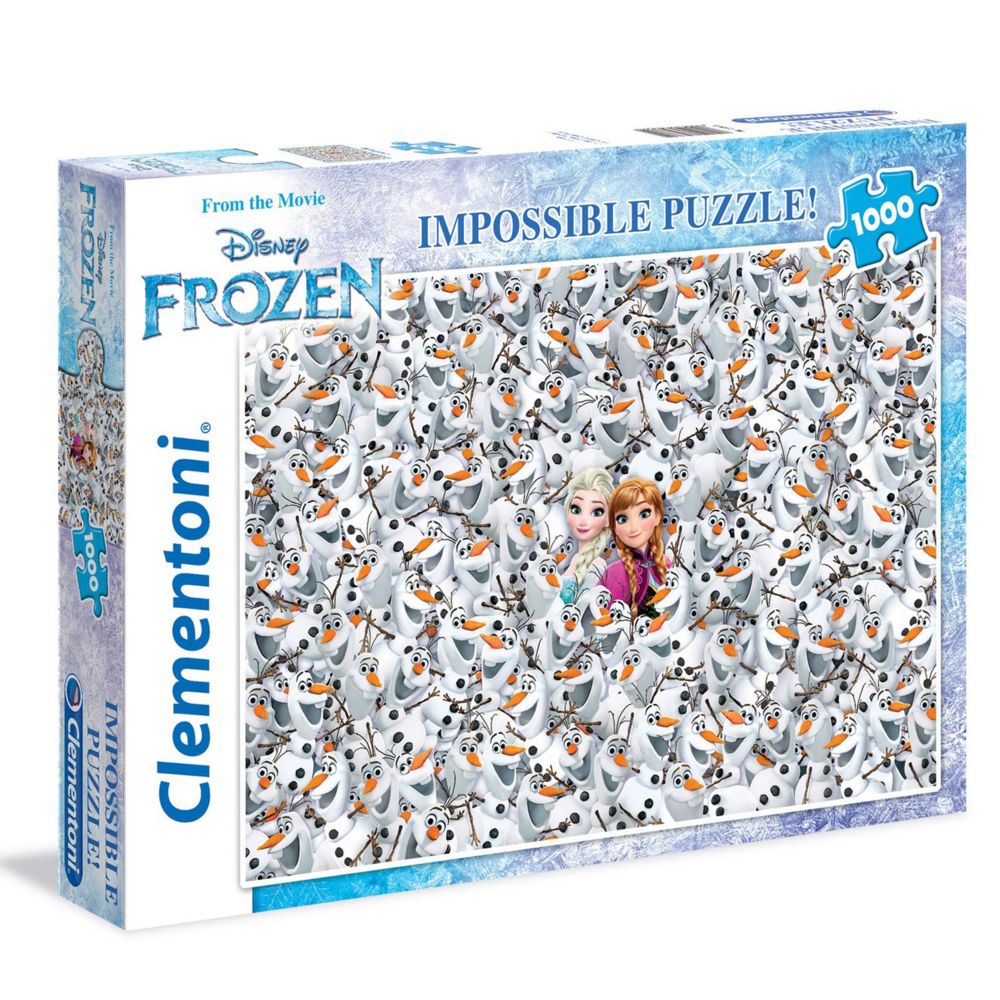 Clementoni - Puzzle 1000 pièces : La Reine des Neiges - Animaux