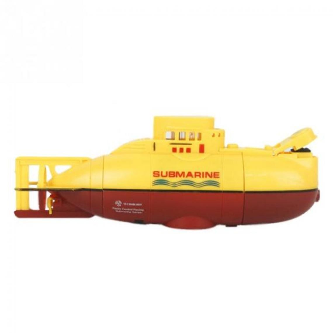 Universal - 2019 Nouveau Mini RC Submarine 3.7V Grand modèle RC Submarine Jouet extérieur prêt à fonctionner Modèle de bateau d'accélération Haute puissance | RC Submarine (jaune) - Bateaux RC
