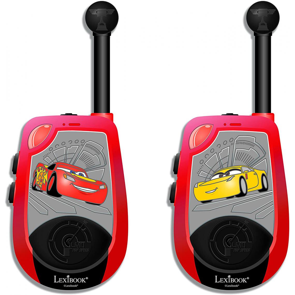 lexibook - talkie Walkies numériques jusqu’à 2 km 3D Cars - Téléphones et talkies-walkies enfant
