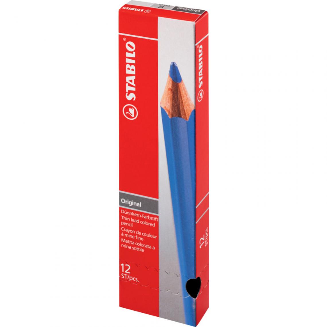 Stabilo - STABILO Crayon bicolore Original, hexagonal, rouge/bleu () - Bricolage et jardinage