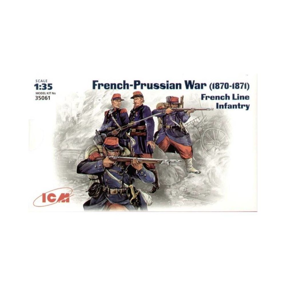 Icm - Figurine Mignature French-prussian War (1870-1871) French Line Infantry - Figurines militaires