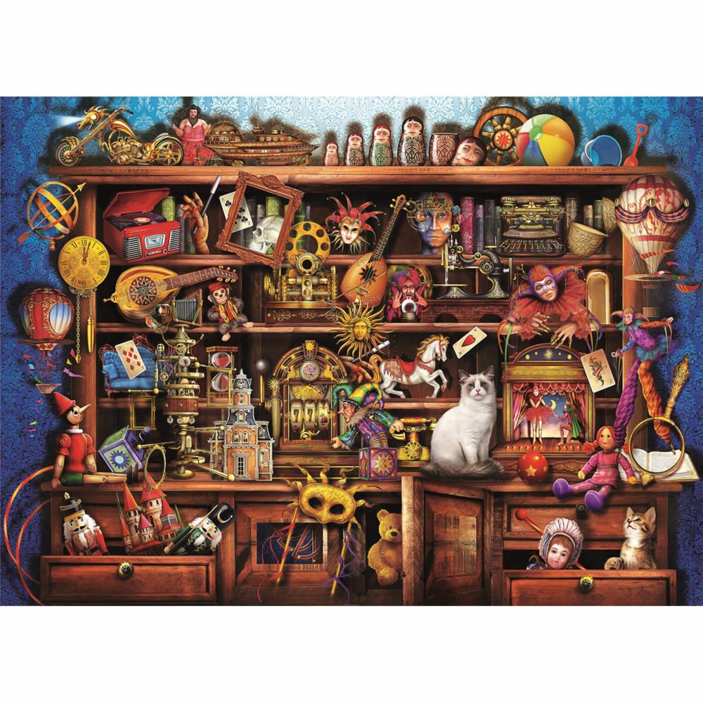 Clementoni - Puzzle 1000 pièces : Vieille boutique - Animaux
