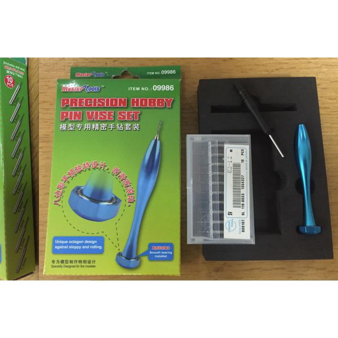 Master Tools - Precision Hobby Pin Vise Set(0.3-1.2mm) - Master Tools - Accessoires et pièces