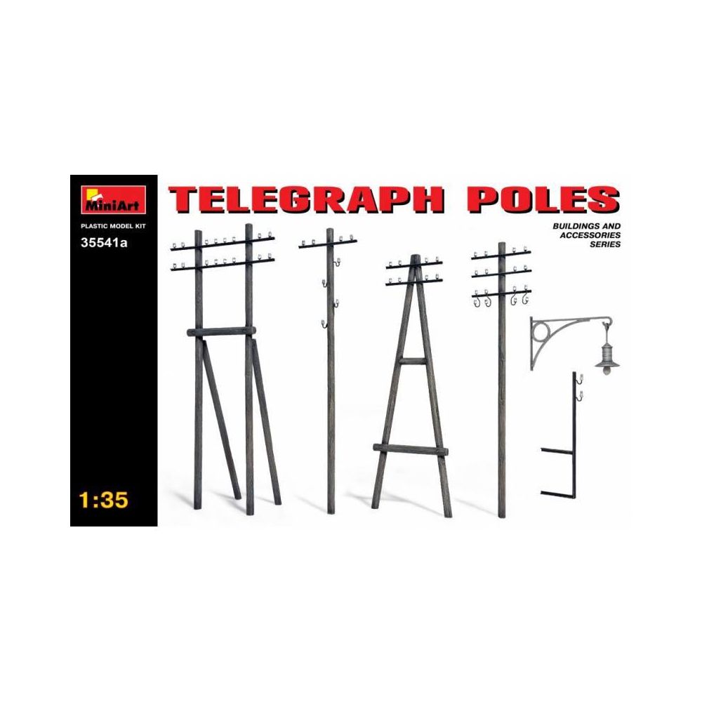 Mini Art - Telegraph Poles - Décor Modélisme - Accessoires maquettes