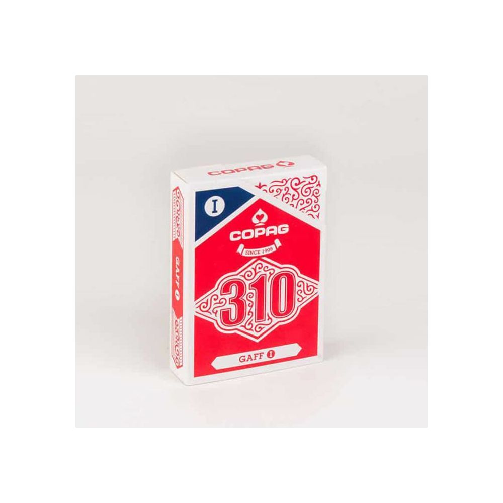 Copag - COPAG 310 Slimeline ""GAFF I"" - Jeu Truqué - jeu de 56 cartes toilées plastifiées - format poker - 2 index standards - Magie