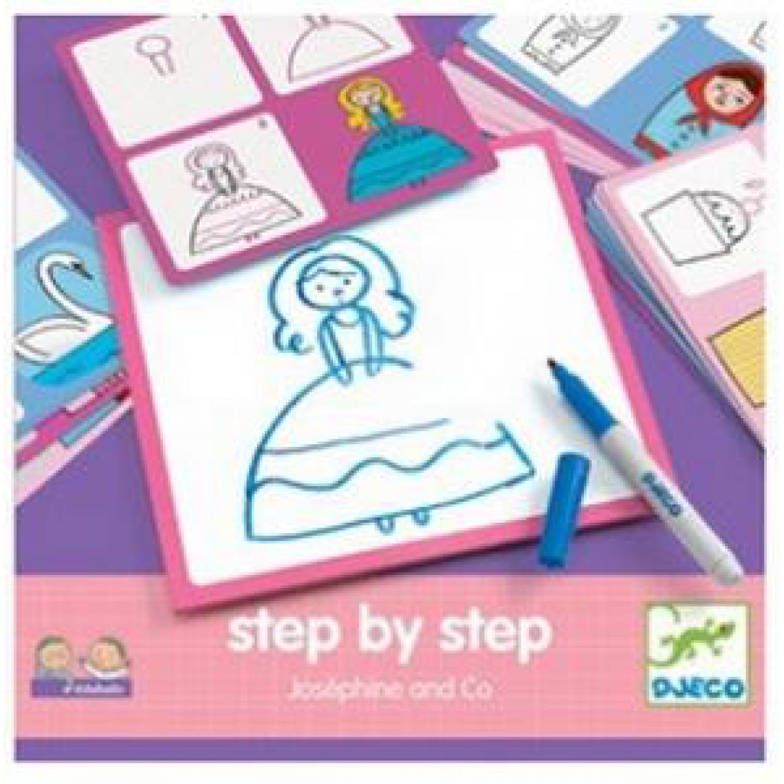 Djeco - Step by Step Josephine and co - Dessin et peinture