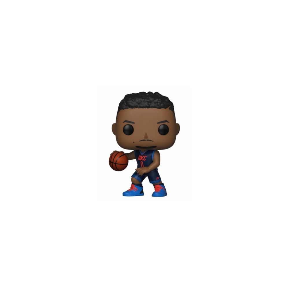 Funko - NBA - Figurine POP! Russell Westbrook (Thunder) 9 cm - Mangas