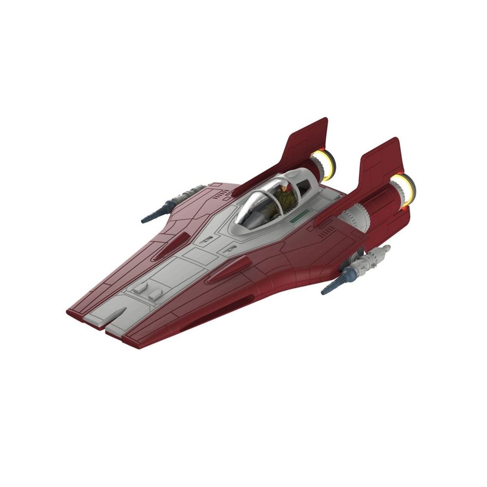 Revell - Star Wars - Pack maquette Build & Play sonore et lumineuse 1/44 Resistance A-Wing Fighter Red - Mangas