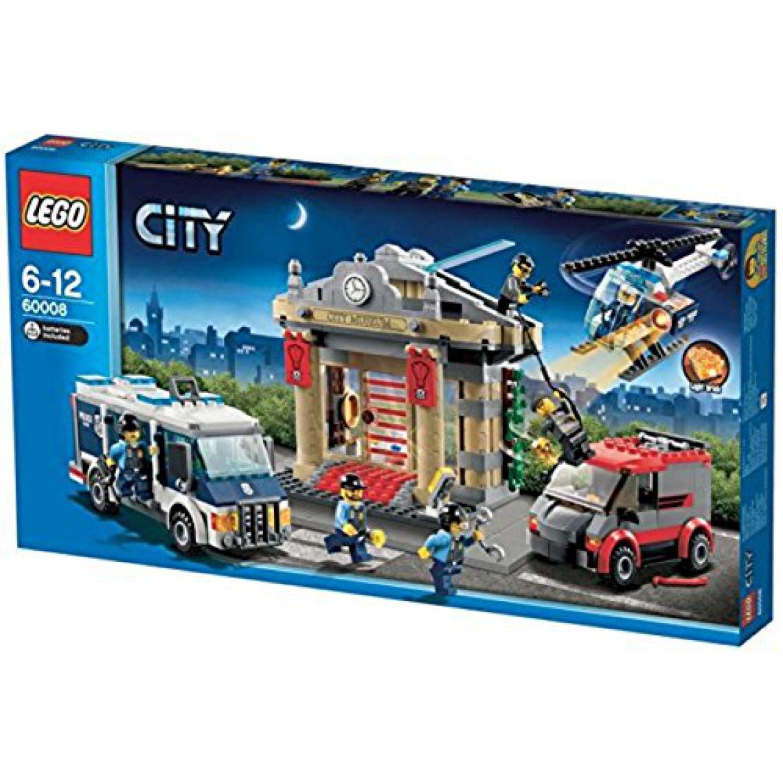 Lego - LEgO CITY Cambriolage du musée et unité de police avec six figurines 60008 - Briques et blocs