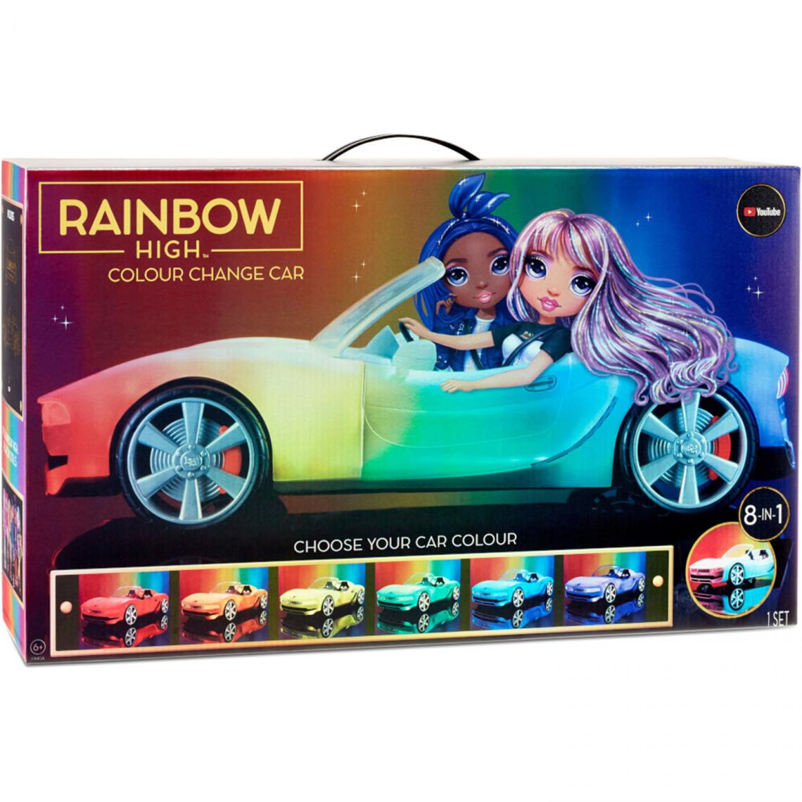 Zapf Creation - Zapf Creation 574316UC - Rainbow High Color Change Car Voiture pour poupée - Mini-poupées