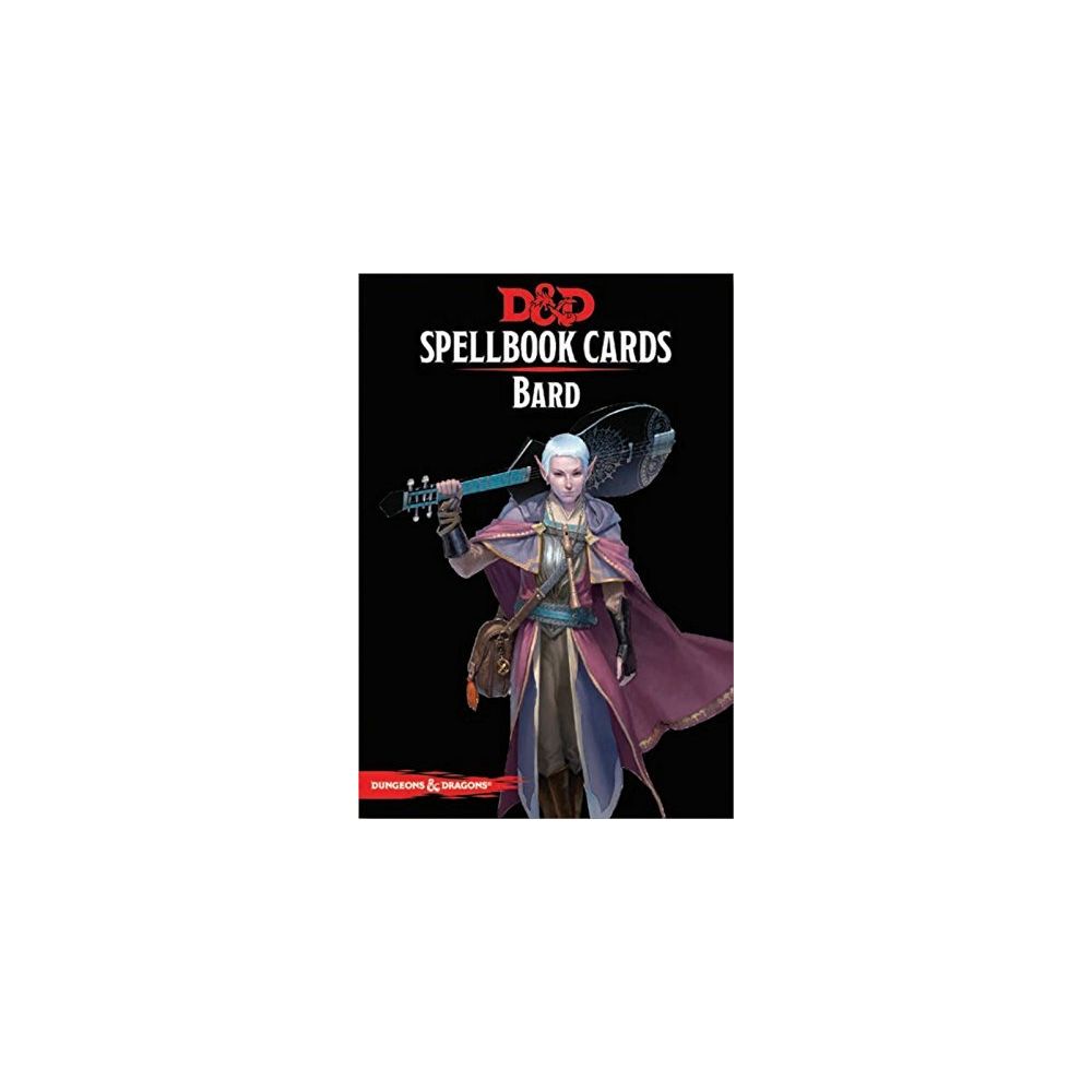 Gale Force Nine - Dungeons & Dragons - Spellbook Cards: Bard (128 cards) - Jeux de cartes
