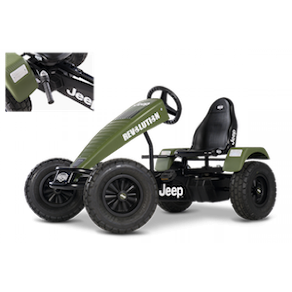 Berg - Kart a pedales BERG Jeep Revolution BFR-3 black - Véhicule à pédales