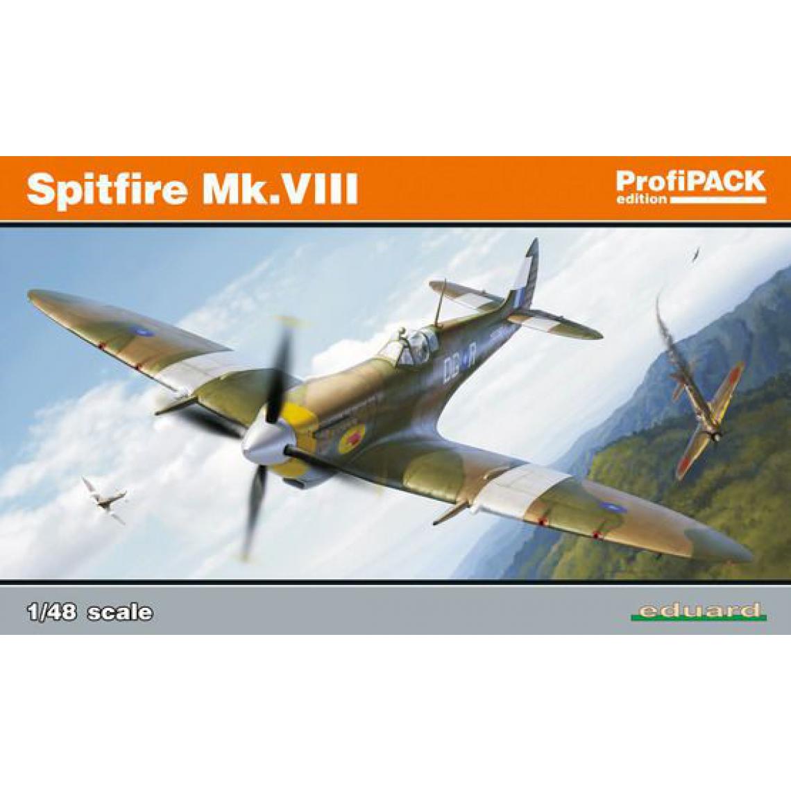 Eduard - Spitfire Mk.VIII, Profipack - 1:48e - Eduard Plastic Kits - Accessoires et pièces