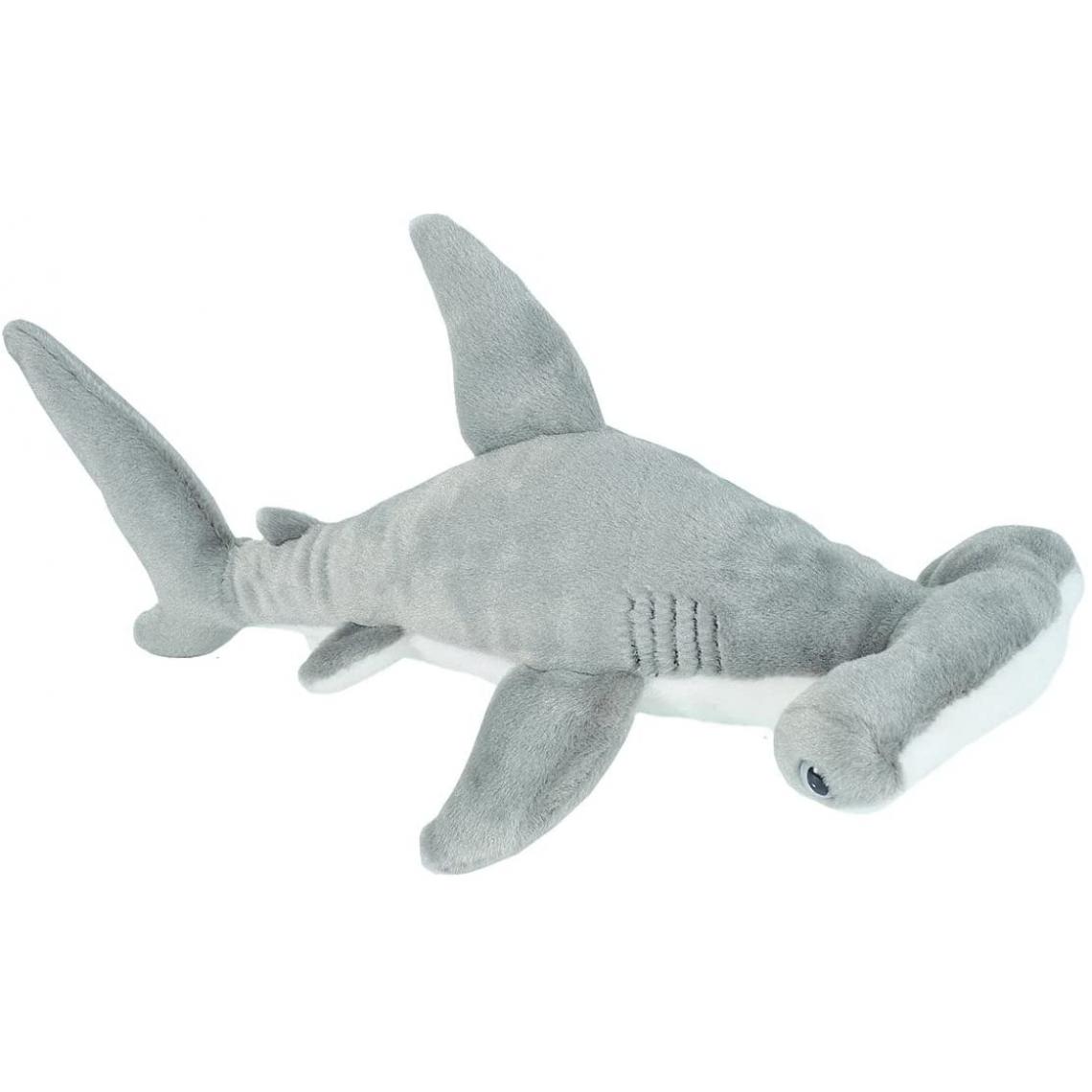 Wild Republic - peluche requin marteau de 20 cm gris blanc - Animaux