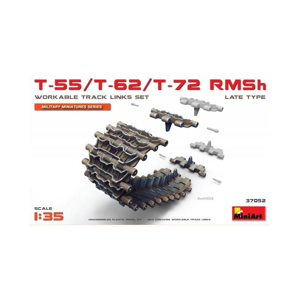 Mini Art - T-55/t-62/t-72 Rmsh Workable Track Links Set. Late Type - Accessoire Maquette - Accessoires maquettes