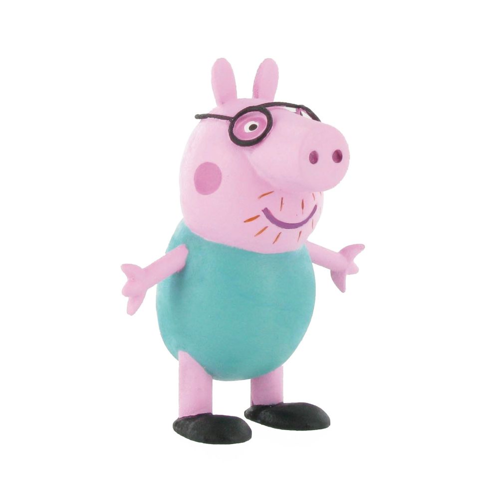 Comansi - Figurine Peppa Pig : Papa Pig - Playmobil