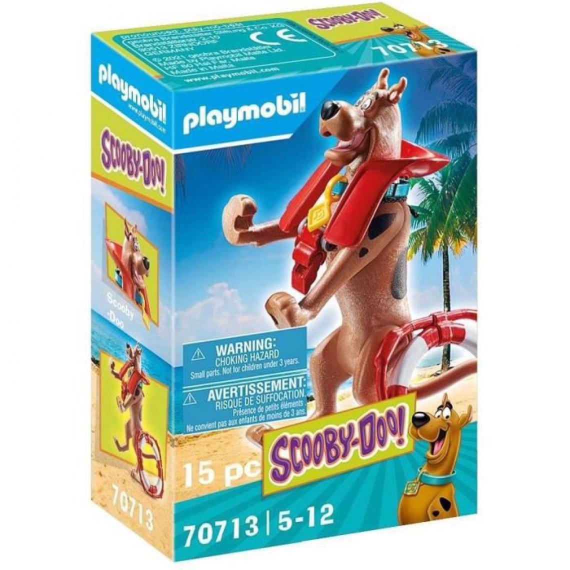 Playmobil - PLAYMOBIL - 70713 - SCOOBY-DOO Sauveteur des mers - Accessoires et pièces