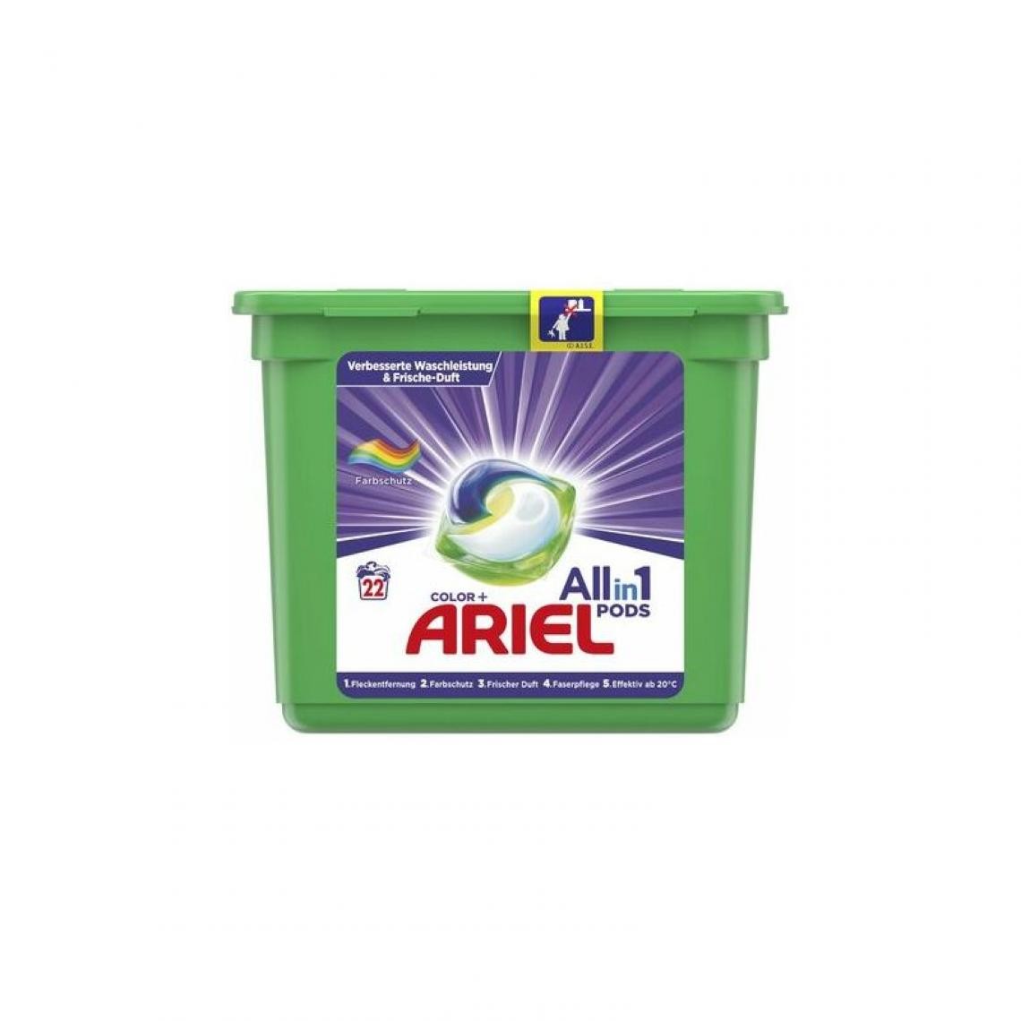 Ariel - ARIEL Lessive 3en1 PODS COLOUR & STYLE, 22 lavages () - Cuisine et ménage